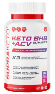 Supra Keto BHB + ACV Gummies